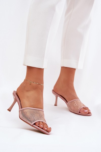 Puošni Stiletto sandalai Champagne Ennoriel