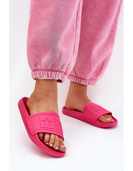 Ladies Slippers Big Star NN274A668 Fuchsia