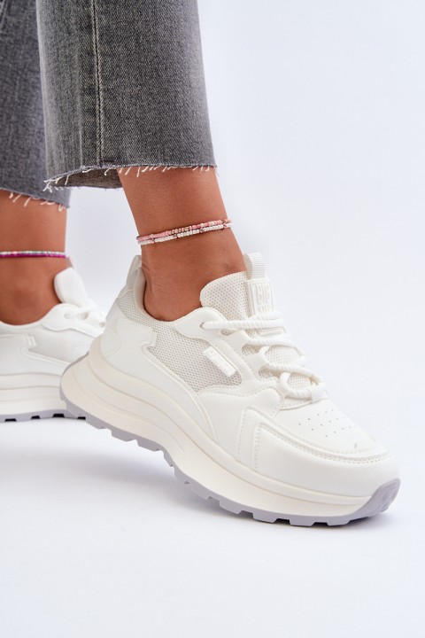 Women's Sneakers HI-POLY SYSTEM Big Star NN274A105 Beige