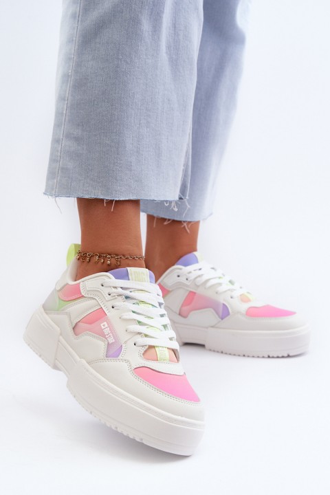 Women's sneakers Big Star NN274359 with Memory Foam System in multicolor