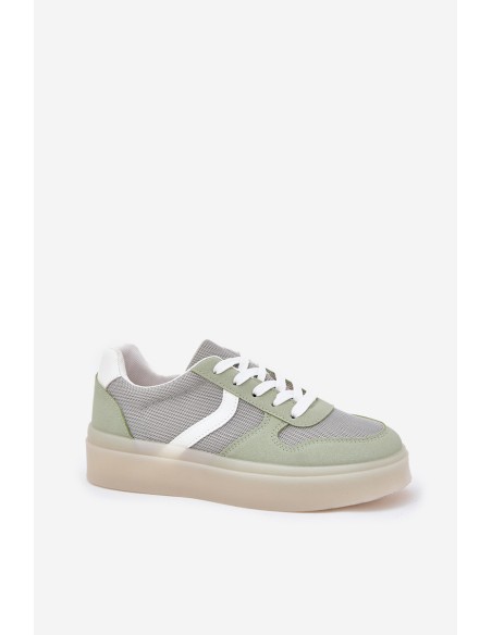 Low Women's Sneakers On Platform Green Telmira