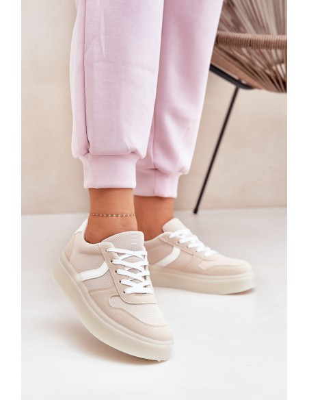 Low Women's Platform Sneakers Beige Telmira
