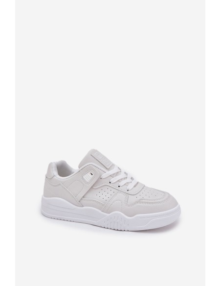 Moteriški sportiniai sportbačiai, pagaminti iš ekologiškos odos, baltos spalvos Telisiria