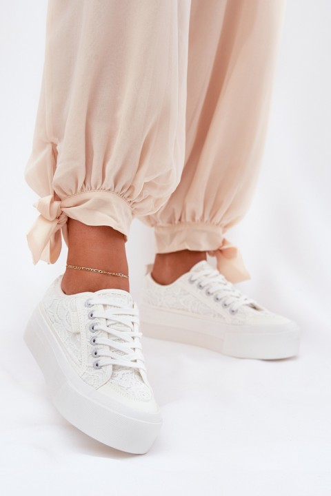 Lace Women's Sneakers Big Star RR274747 White