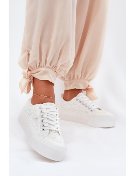 Lace Women's Sneakers Big Star RR274747 White