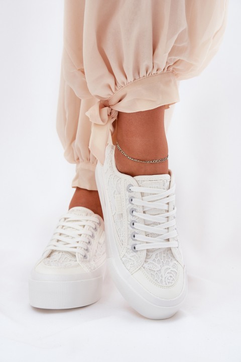 Lace Women's Sneakers Big Star RR274747 White