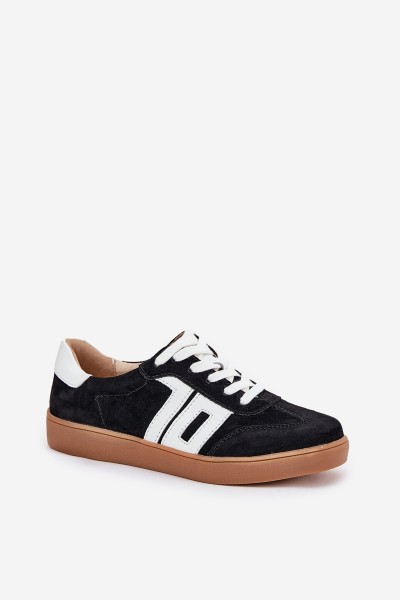 Sneakers Sports Shoes Suede Vinceza 79517 Black 2