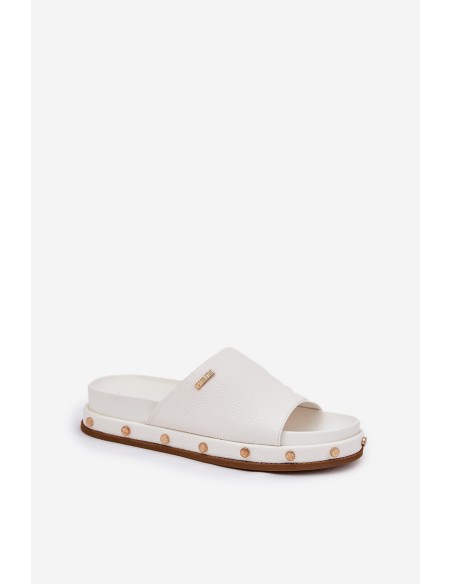 Women's Platform Sandals With Studs Big Star RR274216 White