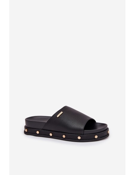 Women's Platform Sandals With Studs Big Star RR274214 Black