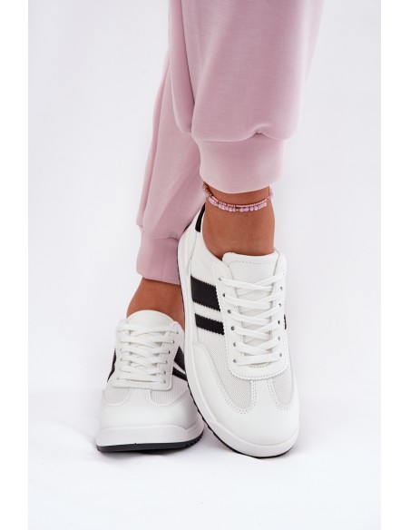 Women's Sneakers Made Of Eco Suede White Marinils