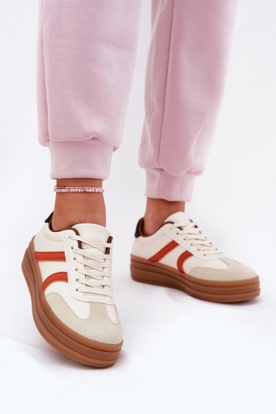 Women's Platform Sneakers Beige Tolianna