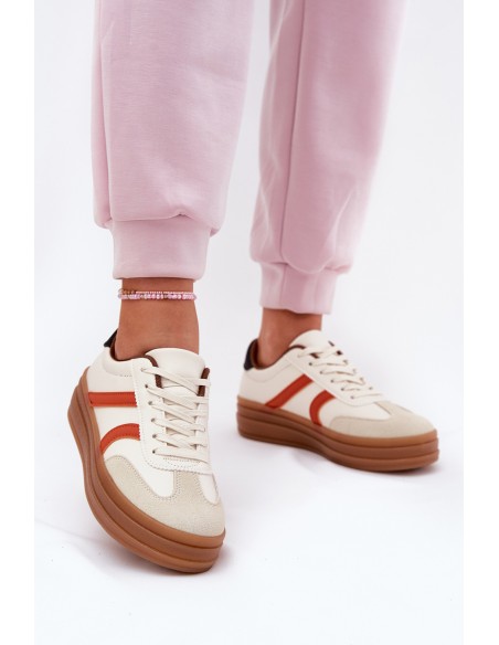 Women's Platform Sneakers Beige Tolianna