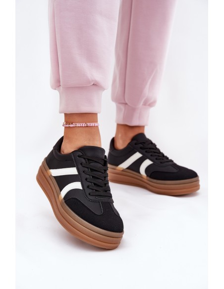 Women's Platform Sneakers Black Tolianna