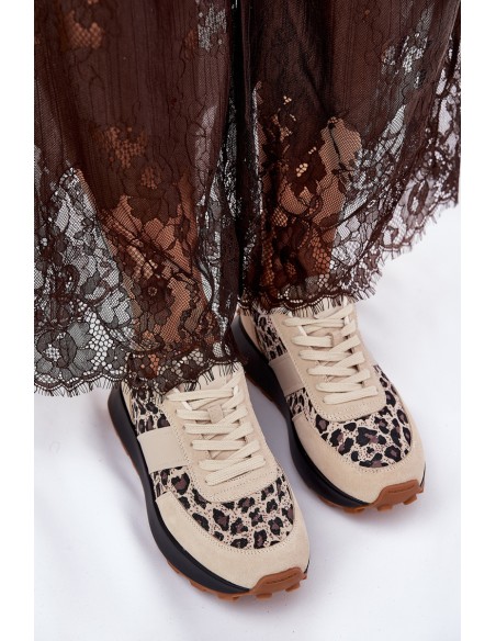 Zomšiniai moteriški sportbačiai ant platformos