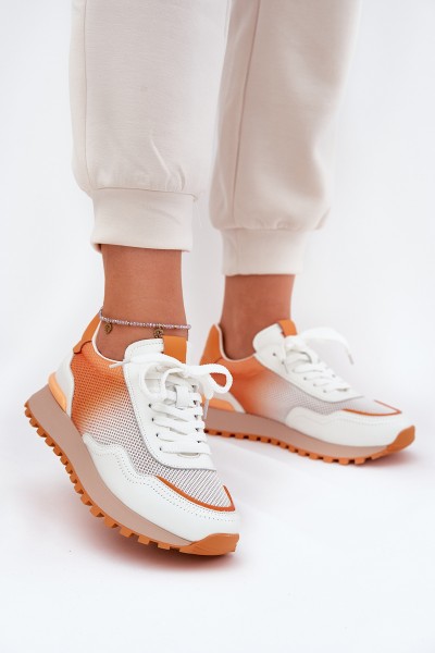 Odiniai sportiniai batai su tinkleliu moterims