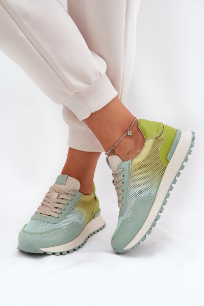 Odiniai sportiniai batai su tinkleliu moterims