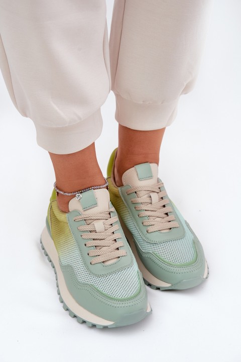 Odiniai sportiniai batai su tinkleliu moterims