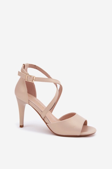 Fashionable High Heels Sandals Gold Loressa