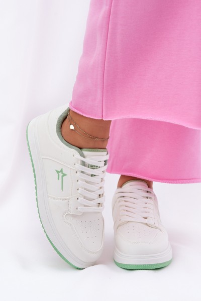 Ladies Sneakers Big Star RR274A246 HI-POLY SYSTEM White