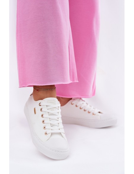 Women's Fabric Sneakers Big Star RR274766 White