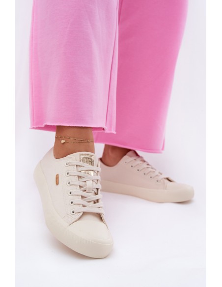 Women's Fabric Sneakers Big Star RR274768 Beige