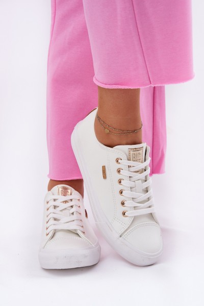 Women's Sneakers Made Of Eco Leather Big Star RR274748 White