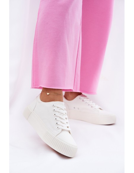 Fabric Women's Sneakers Big Star RR274405 White