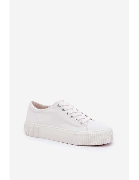 Fabric Women's Sneakers Big Star RR274405 White