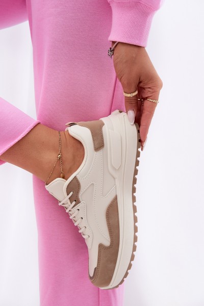 Womens Sneakers Big Star RR274A216 HI-POLY SYSTEM Beige