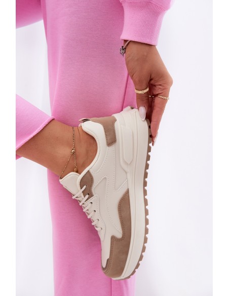 Womens Sneakers Big Star RR274A216 HI-POLY SYSTEM Beige