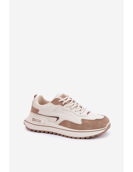 Womens Sneakers Big Star RR274A216 HI-POLY SYSTEM Beige