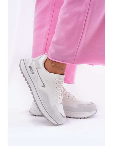 Women's Sneakers Big Star RR274A213 HI-POLY SYSTEM White