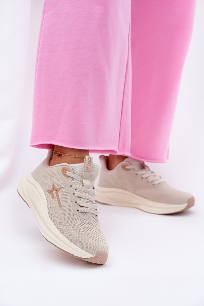 Sports Shoes Sneakers Women Big Star RR274A145 HI-POLY SYSTEM Beige