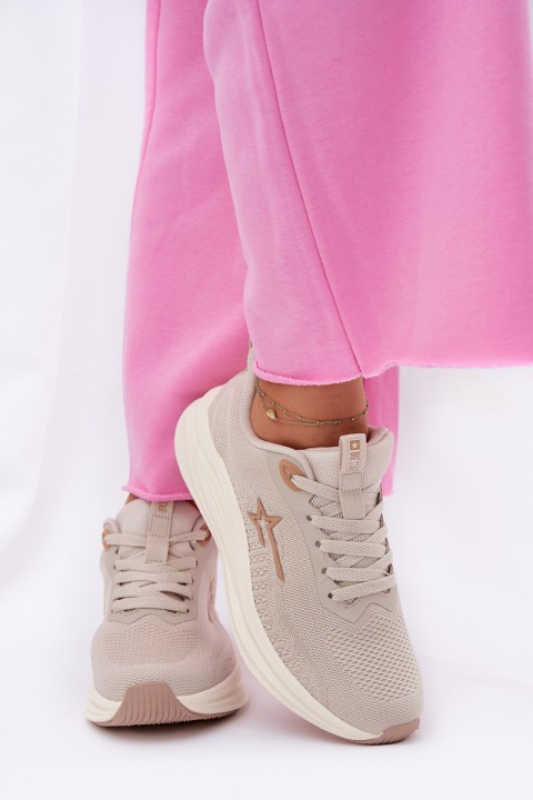Sports Shoes Sneakers Women Big Star RR274A145 HI-POLY SYSTEM Beige