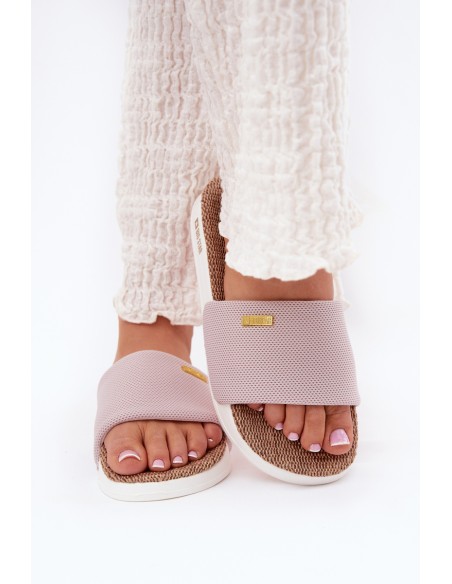 Ladies Flip Flops Big Star RR274A105 Light Pink