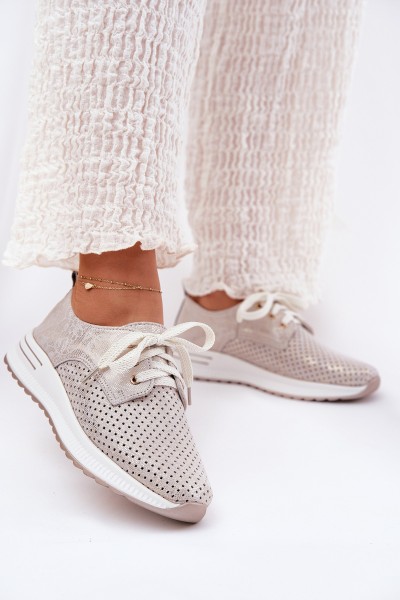 Odiniai lengvi moteriški batai ant platformos