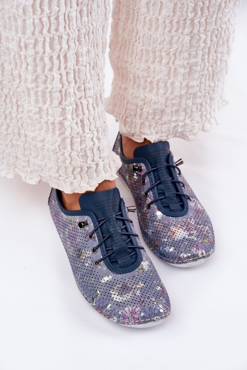 Moteriški odiniai derbio batai iš natūralios odos