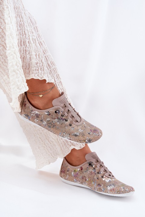 Moteriški odiniai raštuoti loaferiai