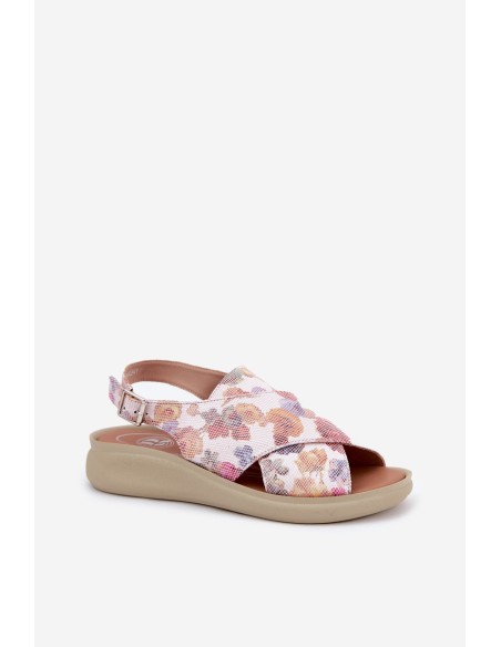 Moteriški basutės iš eko odos su įvairiaspalvėmis