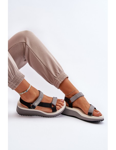 Women's Platform and Wedge Sandals Big Star NN274A054 Grey