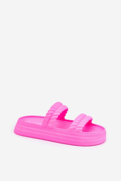 Foam Lightweight Women's Sandals On Platform S.Barski ZK51-001 Fuchsia