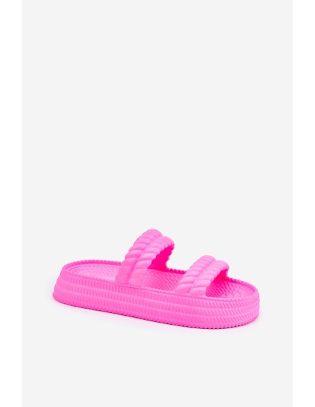 Foam Lightweight Women's Sandals On Platform S.Barski ZK51-001 Fuchsia