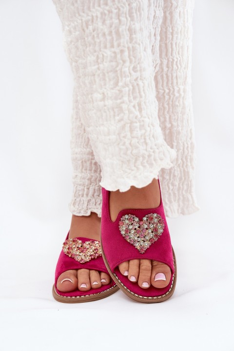 Moteriškos basutės su dekoratyvine širdele