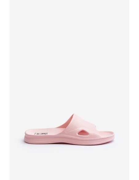 Klasikinės rožinės moteriškos šlepetės