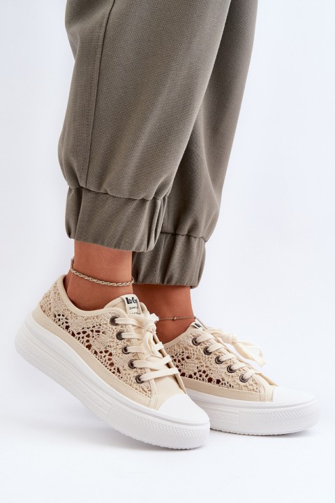 Moteriški nėriniuoti sportbačiai