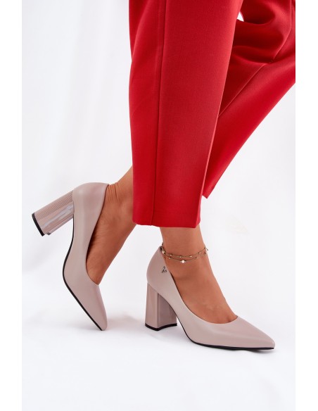 Elegant Heels On A Heel Vinceza 62220 Gray