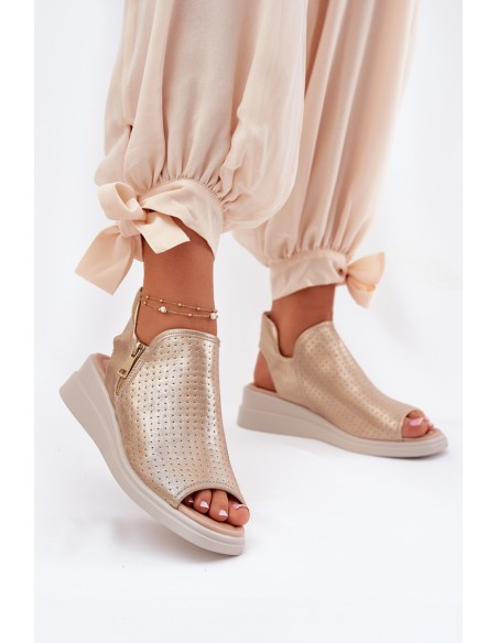 Women's Wedge Sandals Gold Mevinette