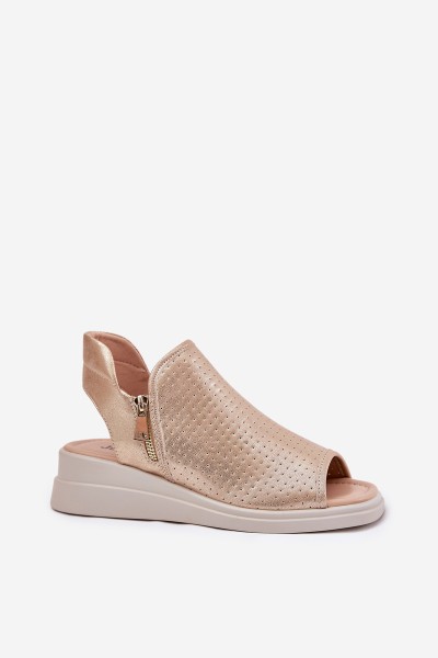 Women's Wedge Sandals Gold Mevinette 2