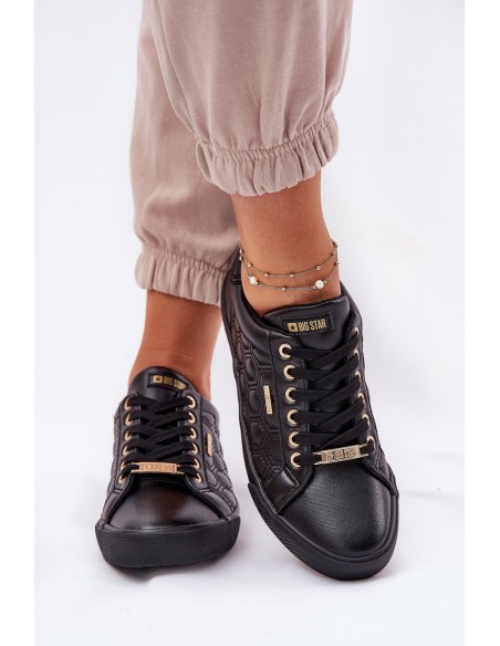 Women's Sneakers Made Of Eco Leather Big Star RR274323 Black