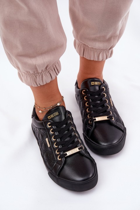 Women's Sneakers Made Of Eco Leather Big Star RR274323 Black